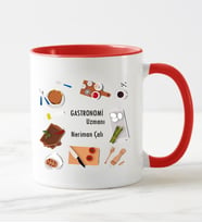 Gastronomi Uzmanı Kupa Bardağı Kırmızı