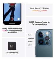 Apple iPhone 12 Pro Max 128 GB-Graphite (Apple Türkiye Garantili)