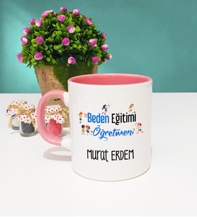 Beden Eğitimi Öğretmeni Kupa Bardak Pembe