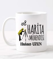 Harita Mühendisi  Kupa (Beyaz)