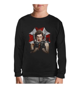 Resident Evil - The Final Siyah Çocuk Sweatshirt