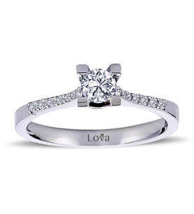 Lova Toplam 0,45 Karat Pırlanta Tektaş Yüzük - 1020127