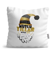 BK Gift Kişiye Özel Mutlu Yıllar  Yastık  7