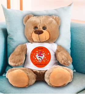 Kişiye Özel Havada Aşk Kokusu Var Temalı Peluş Ayıcık 40 Cm 81954