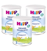 Hipp 3 Organik Combiotic Bebek Sütü 350 Gram 3 Adet