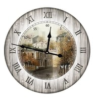 Markakanvas Yuvarlak Duvar Saati