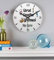 Görsel Sanatlar Öğretmeni Duvar Saati