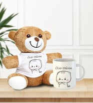Özür Dilerim Temalı Peluş Ayıcık Ve Kupa