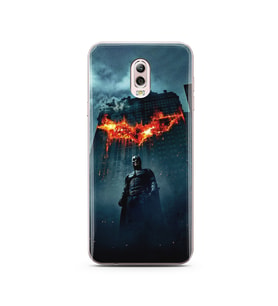 Batman Tasarım Süper Şeffaf Silikon Telefon Kılıfı Samsung C8 