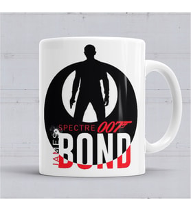 007 James Bond Kupa Bardak Porselen