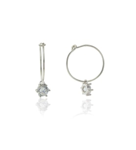 Söğütlü Silver Zirkon Taşlı Küpe