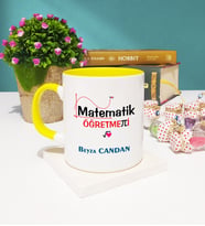 Matematik Öğretmeni Kupa Bardak Sarı