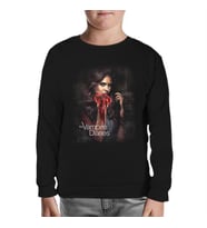 Vampire Diaries Siyah Çocuk Sweatshirt