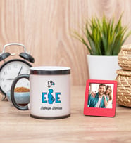 Ebe Sihirli  Kupa Bardak ve Kırmızı Mini Çerçeve