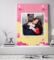 BK Gift Kişiye Özel Fotoğraflı Sanatsal Kanvas Tablo 8  (50x70cm.)