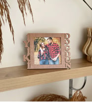 Kişiye Özel Fotoğraflı İyiki Doğdun Mdf Çerçeve Ahşap