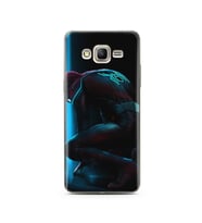 Örümcek Adam Tasarım Süper Şeffaf Silikon Telefon Kılıfı Samsung Grand Prime