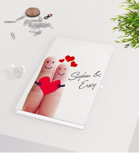 BK Gift Kişiye Özel Sevgililer Günü Beyaz Defter-81