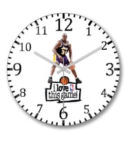 Shaq O'neal I Love Duvar Saati Bombeli Gercek Cam