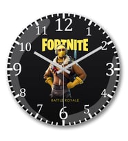 Fortnite Raptor Duvar Saati Bombeli Gercek Cam