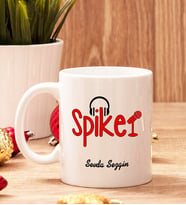 Spikere Hediye Beyaz Kupa Bardak