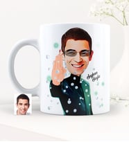 BK Gift Kişiye Özel Matrix Neo Karikatürlü Beyaz Kupa Bardak
