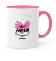BK Gift Kişiye Özel Dünyanın En İyi Annesi Pembe Kupa Bardak  11