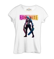 Fortnite - Rust Lord Beyaz Kadın Tshirt