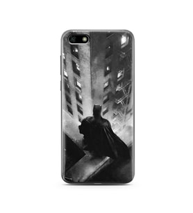 Batman Tasarım Süper Şeffaf Silikon Telefon Kılıfı Huawei Y5 2018