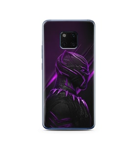 Black Panter Tasarım Süper Şeffaf Silikon Telefon Kılıfı Huawei Mate 20 Pro 