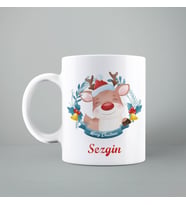 Yılbaşı Geyiği Kupası Kişiye Özel