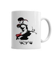 Ryu Street Fighter Kupa Bardak Porselen