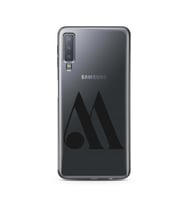 Samsung A7 (2018) Harf Tasarımlı Telefon Kılıfı M-Harfi 