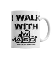 I Walk With Kupa Bardak Porselen