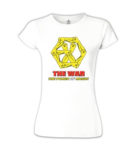 EXO - The Power of Music Beyaz Bayan Tshirt