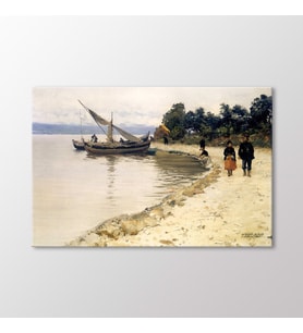 Arty Tablo Boğaz Kıyısı Tablo (Karışık)