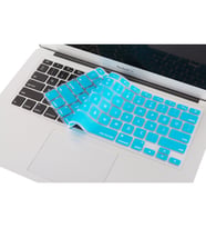Laptop MacBook Air Pro Klavye Koruyucu 13-15-17inc İngilizce/Türkçe USTip A1466 (Açık Mavi)