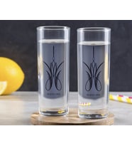 BK Gift Kişiye Özel Renkli Baskılı İsimli İkili Vodka Bardağı-117 (Beyaz)