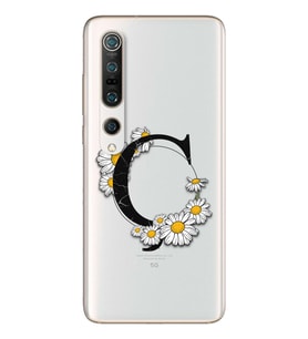 Papatya Harf Tasarım Süper Şeffaf Silikon Telefon Kılıfı Xiomai Mi10-pro Ç-Harfi