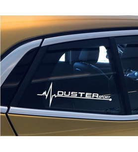 Dacia Duster Yan Cam Sticker Oto Kapı Aksesuar 20cmx7cm