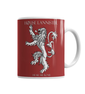 Game Of Thrones  House Lannister Kupa Bardak Porselen