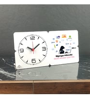 Bilgisayar Mühendisi Ahşap Masa Saati 001