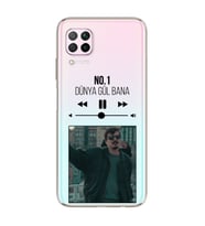 No.1 Mp3 Tasarımlı Süper Şeffaf Silikon Telefon Kılıfı Huawei P40 Lite