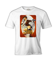 Tomb Raider - Lara Croft Beyaz Erkek Tshirt