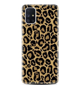 Kılıfland Samsung Galaxy M31S Kılıf Silikon Resimli Kapak Leopar Patterny Stok 877