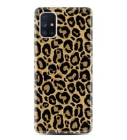 Kılıfland Samsung Galaxy M31S Kılıf Silikon Resimli Kapak Leopar Patterny Stok 877