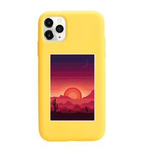 Sarı Lansman Kılıf iPhone 11 Pro Max