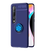 Microsonic Xiaomi Mi 10 Pro Kılıf Kickstand Ring Holder Lacivert
