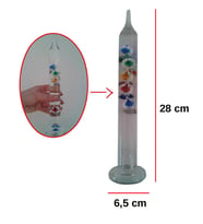 TFA 18-26 Galileo Sıvılı Termometre Termoskop (Çok Renkli)