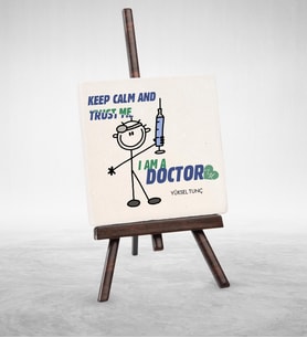 BK Gift Kişiye Özel Mesleki Doktor Şovaleli Doğal Taş  3